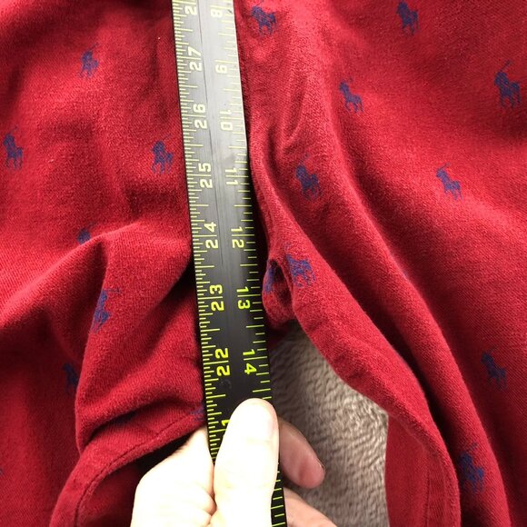 Polo Ralph Lauren Mens Pajama Pants XL Red Sleepwear Drawstring Lounge Pull On - Picture 6 of 14